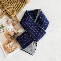 Korean Double-sided Warm Knitted Wool Scarf sku image 34