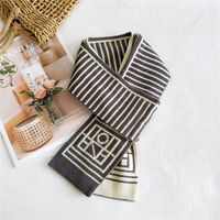 Korean Double-sided Warm Knitted Wool Scarf sku image 35