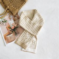 Korean Double-sided Warm Knitted Wool Scarf sku image 36