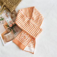 Korean Double-sided Warm Knitted Wool Scarf sku image 37