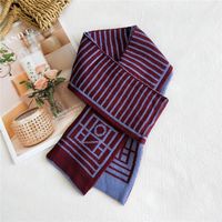 Korean Double-sided Warm Knitted Wool Scarf sku image 38