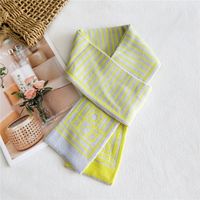 Korean Double-sided Warm Knitted Wool Scarf sku image 39