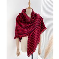 New Color Matching British Style Warmth Fashion Triangle Scarf sku image 1