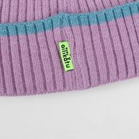 Children's Knitted Hat Contrast Color Stitching Woolen Hat main image 5