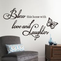 New Butterfly Motto  Wall Sticker main image 1