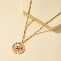 Five-pointed Star Pendant Necklace main image 4