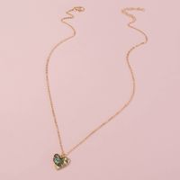 Fashion Love Natural Colorful Abalone Shell Necklace main image 4