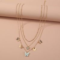 Collier Papillon Multicouche De Vente Chaude main image 2