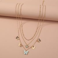 Hot Selling Multi-layer Butterfly Necklace main image 1