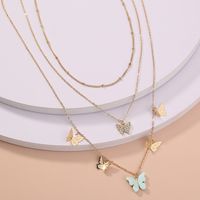 Hot Selling Multi-layer Butterfly Necklace main image 3