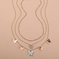 Hot Selling Multi-layer Butterfly Necklace main image 4
