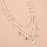 Collier Papillon Multicouche De Vente Chaude main image 5