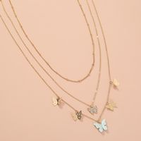 Hot Selling Multi-layer Butterfly Necklace main image 5