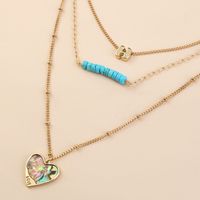 Korean Fashion  Love Abalone Shell Necklace main image 5