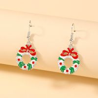 Christmas Bow Long Earrings main image 3