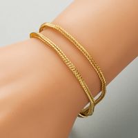 New Fashion Hollow Double-layer Chain Bracelet main image 3
