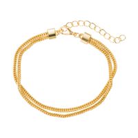 New Fashion Hollow Double-layer Chain Bracelet main image 6