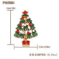 عيد الميلاد شجرة جديد الأزياء الماس الرجعية بروش main image 6
