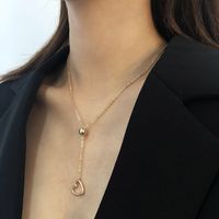 Einfache Liebesanhänger Halskette main image 4