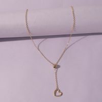 Einfache Liebesanhänger Halskette main image 5