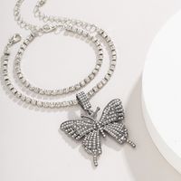 Bracelet De Cheville Papillon Multicouche Diamant sku image 2