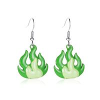 Fun Fashion Cartoon Acrylic Flame Earrings main image 5