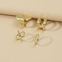 New  Creative Exaggerated Simple Retro Trendy  All-match Ring Set main image 3