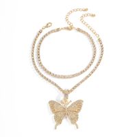 Fashion Diamond Multi-layer   Butterfly  Anklet main image 3