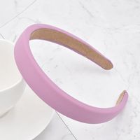 Simple Candy Color Milk Silk Sponge Hair Band main image 6