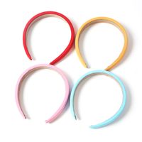 Einfaches Bonbonfarben-milchseidenschwamm-haarband main image 3