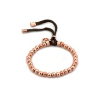 Hot Selling New Pure Copper Beads Diamond Letter Bracelet main image 6