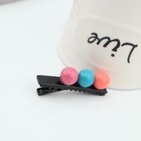 Color Pearl Acetate Acrylic Hairpin main image 5