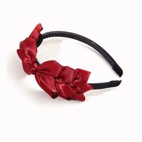 Korean Fashion Red Bow Headband main image 3