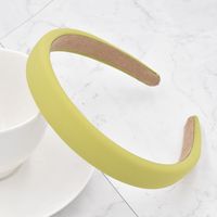 Einfaches Bonbonfarben-milchseidenschwamm-haarband sku image 1
