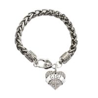 Alloy Diamond Letter Bracelet sku image 3