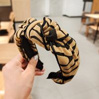 Retro Leopard Print Clip-side Headband sku image 4