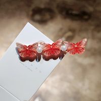 Butterfly Pearl Hairpin sku image 4