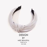 New Color Retro Pu Leather Headband sku image 1