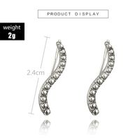 Simple Style Geometric Plating Alloy Earrings Ear Studs sku image 1