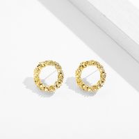 Retro C Shape Plating Alloy No Inlaid Earrings main image 4