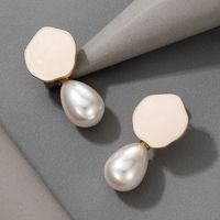 Drop Oil Imitation Pearl Earrings sku image 5