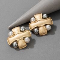 Drop Oil Imitation Pearl Earrings sku image 16