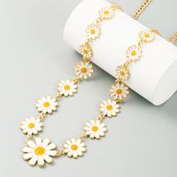 Collier Simple En Alliage De Marguerite main image 3