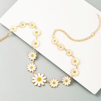 Collier Simple En Alliage De Marguerite main image 5