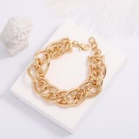 Fashion Hip Hop Two-color Bracelet Set main image 5