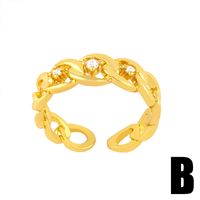 Creative Simple Chain Open Ring main image 4