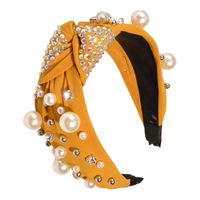 Fashion Diamond-studded Pearl Headband main image 6