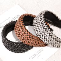 Knotted Leather Braided Headband main image 4