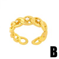 Creative Simple Chain Open Ring sku image 2