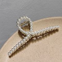 Korean Cross Pearl Shark Clip sku image 1